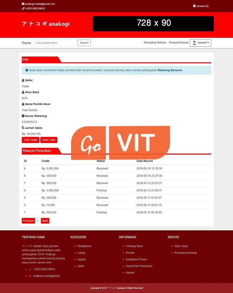 Aplikasi Online Shop Marketplace Full - Image 8