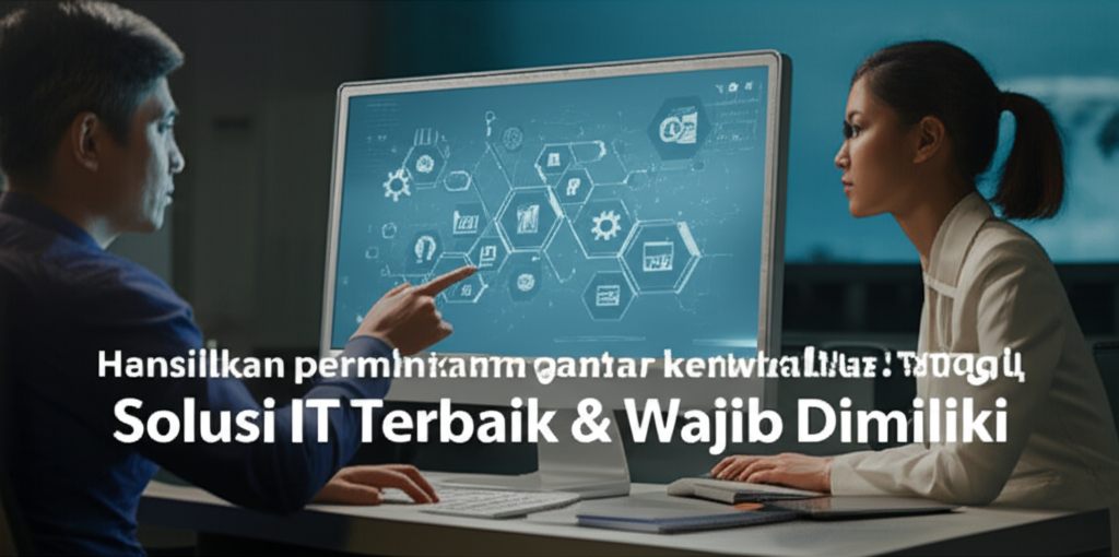 Hasilkan permintaan gambar berkualitas tinggi dan relevan untuk artikel tentang: IT Consultant: Solu